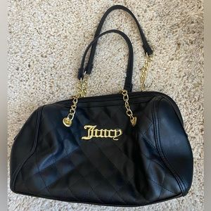 Black and Gold Juicy Couture Purse